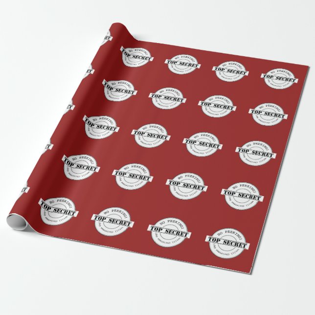 Kein Pinkeln, lustiges rotes Weihnachtspapier Geschenkpapier (Ungerollt)