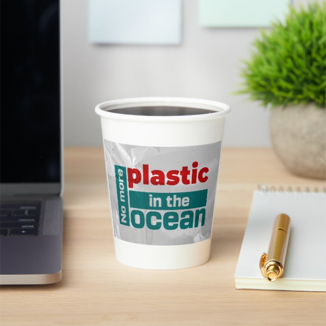 Kein Plastik mehr im Ozean | Meeresverschmutzung P Pappbecher (InSitu)
