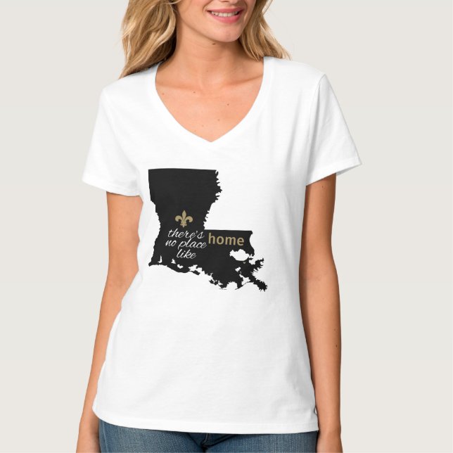 Kein Platz mögen Zuhause - Louisiana T-Shirt (Vorderseite)