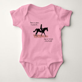 Kein Platz würde ich eher - Reiterpferd sein Baby Strampler