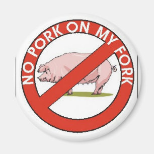 KEIN PORK AUF MEINEM FORK MAGNET
