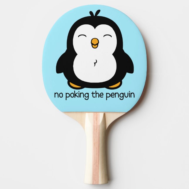 Kein Posen der Pinguine Tischtennis Schläger (Vorderseite)