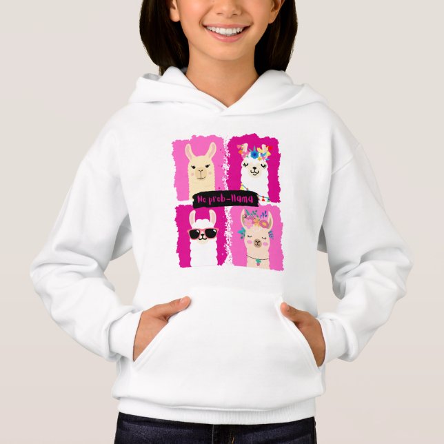 Kein Prob-Lama Hoodie (Vorderseite)