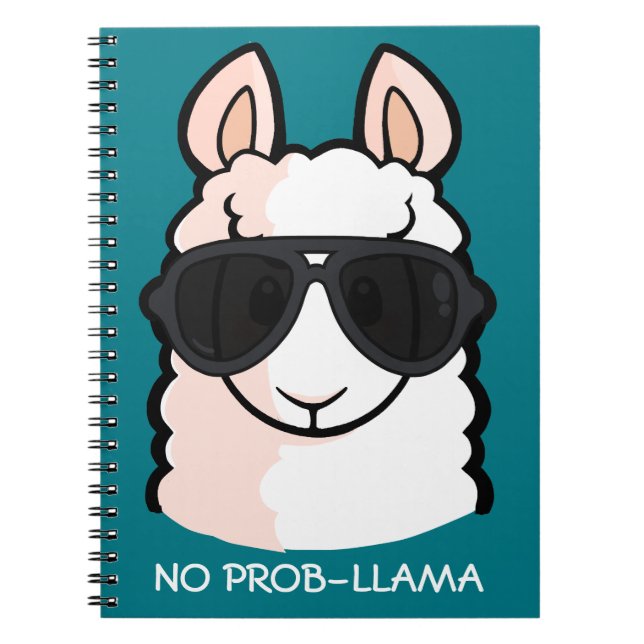 Kein Prob-Lama Notizblock (Vorderseite)