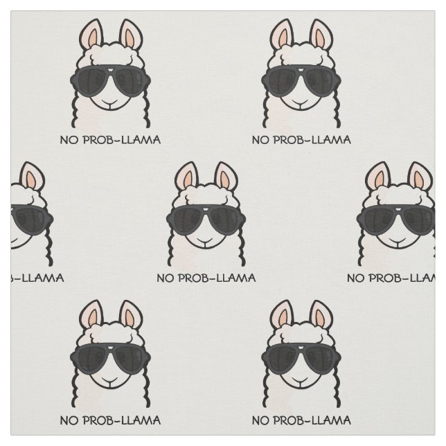 Kein Prob-Lama Stoff (Muster)