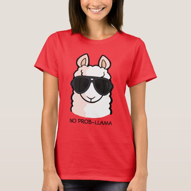 Kein Prob-Lama T-Shirt (Vorderseite)