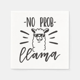 Kein Prob Llama Design Serviette