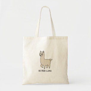 "Kein Prob-Llama" Süßes Llama Doodle - Entspannte Tragetasche