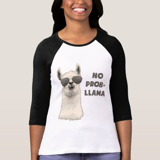 Kein Problem-Lama T-Shirt (Vorderseite)