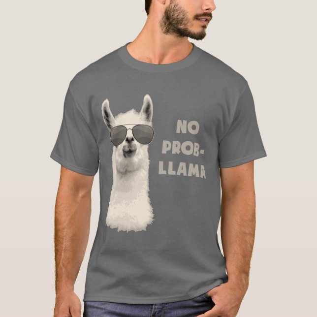 Kein Problem Llama T-Shirt (Vorderseite)