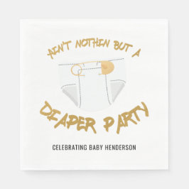 Kein Problem, sondern ein Party-Hip Hop-Party Serviette