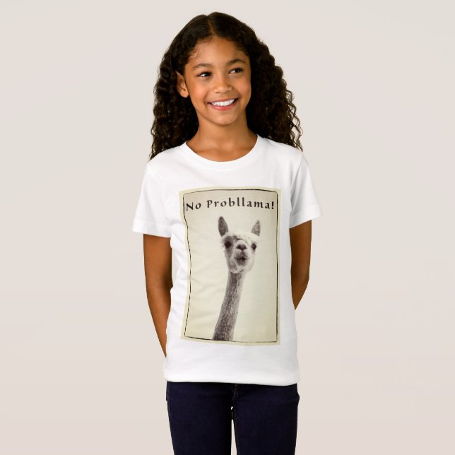 Kein Probllama! T-Shirt (Vorne ganz)