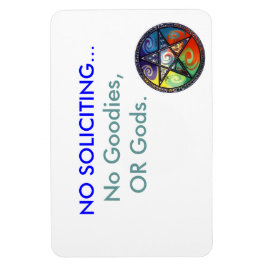 Kein Pullover, mit Pentagramm Magnet