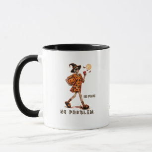 Kein Puls Kein Problem Lustiger Skelett Halloween Tasse