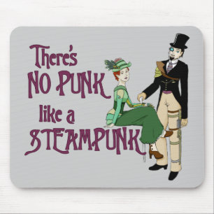 Kein Punk wie ein Steampunk Mousepad