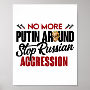 Kein Putin mehr herum Pro Ukraine Poster