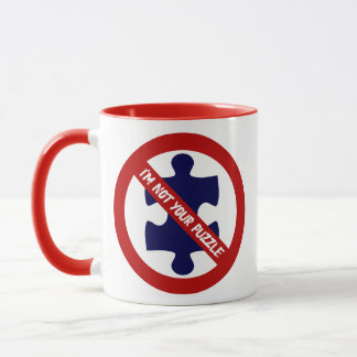 Kein Puzzle, Keine Puzzle-Teile, Autismus-Bewussts Tasse