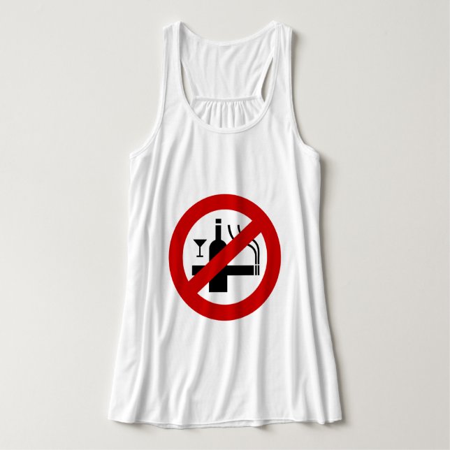 KEIN Rauchverbot ⚠ thailändisches ⚠ Tank Top (Design Vorderseite)