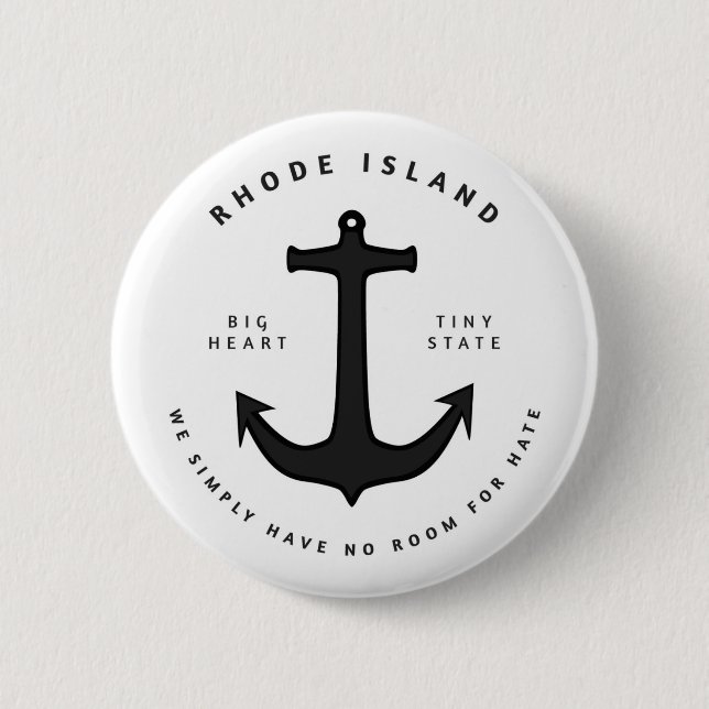 Kein Raum für Hass-Button Button (Vorderseite)