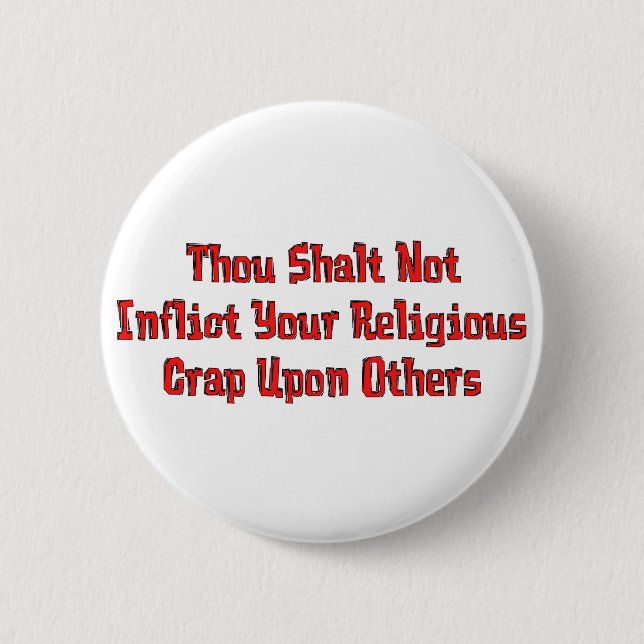 Kein religiöser Mist Button (Vorderseite)