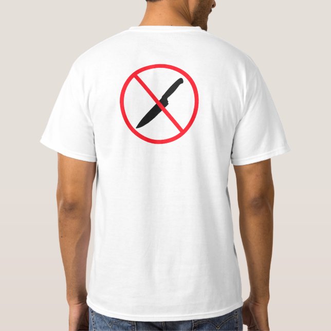 Kein Rückenstangen T-Shirt (Rückseite)