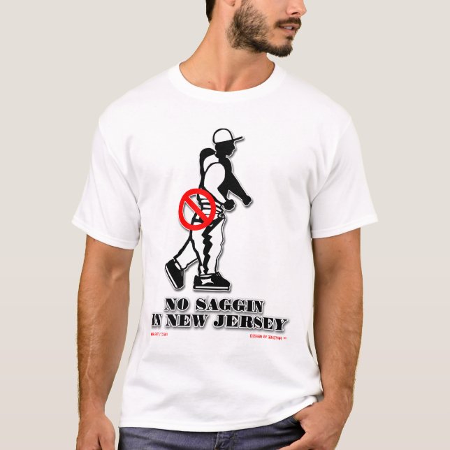 Kein Saggin offizielle T "New-Jersey " T-Shirt (Vorderseite)