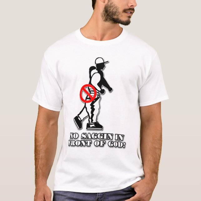 KEIN SAGGIN VOR GOTT! (OFFIZIELLES GWETV) T-Shirt (Vorderseite)