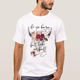 Kein Schaden, aber keine Bullen Kuh Bauer Ts T-Shirt