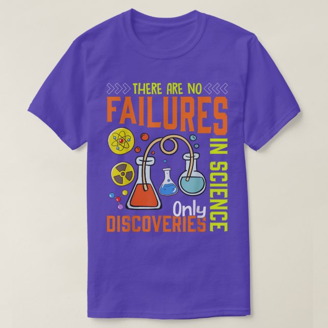 Kein Scheitern in Science Funny Scientist Science  T-Shirt (Design vorne)