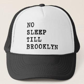 Kein Schlaf bebaut Brooklyn! Truckerkappe