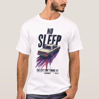 Kein Schlaf Neon-Taxi NIGHTSHIFT 90 T-Shirt