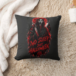 Kein Schlaf, nur Halloween-Schrei Gothic-Horror-De Kissen