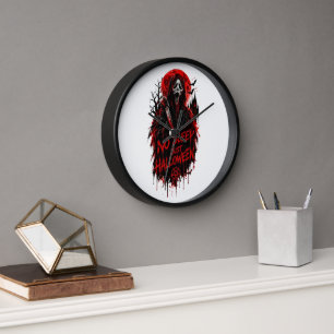 Kein Schlaf, nur Halloween-Schrei Gothic-Horror-De Uhr