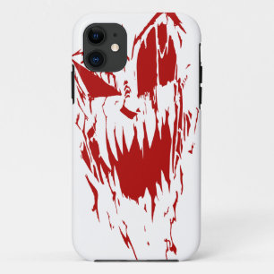 Kein Schlaf - Rot auf weißem Halloween iPhone 5 Case-Mate iPhone Hülle