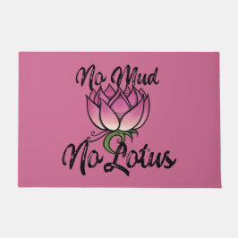 Kein Schlamm Kein Lotus Blossom Fußmatte