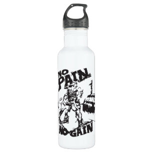 Kein Schmerz kein Gewinn - Bodybuilding Motivation Trinkflasche
