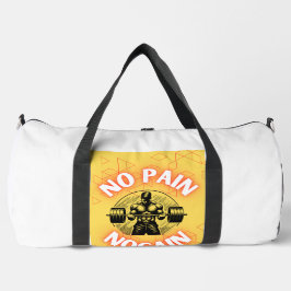 Kein Schmerz Kein Gewinn Fitnessstudio Motivation  Duffle Bag