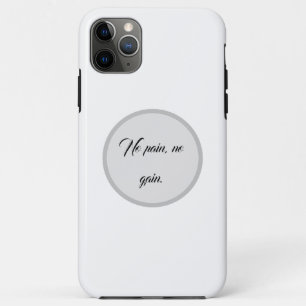 Kein Schmerz Kein Gewinn GYM Motivationszitate Case-Mate iPhone Hülle