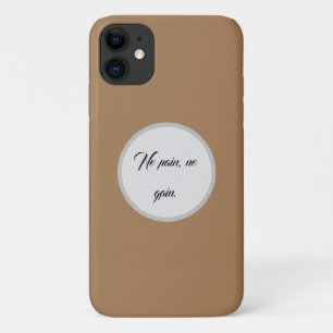 Kein Schmerz Kein Gewinn   GYM Motivationszitate   Case-Mate iPhone Hülle