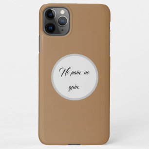 Kein Schmerz Kein Gewinn   GYM Motivationszitate   iPhone 11Pro Max Hülle