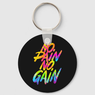 Kein Schmerz kein Gewinn Motivierend Gym Spaß Gefä Schlüsselanhänger