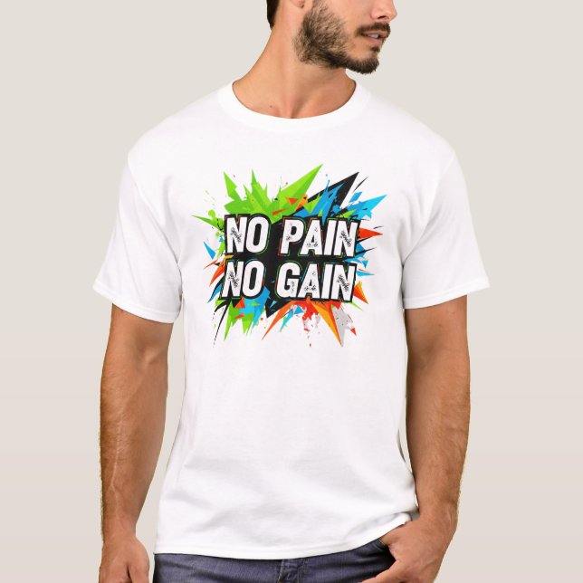 Kein Schmerz kein Gewinn | Sportes T-Shirt (Vorderseite)