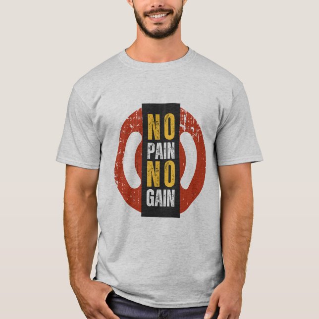 Kein Schmerz Kein T - Shirt: Motivierend Workout W T-Shirt (Vorderseite)