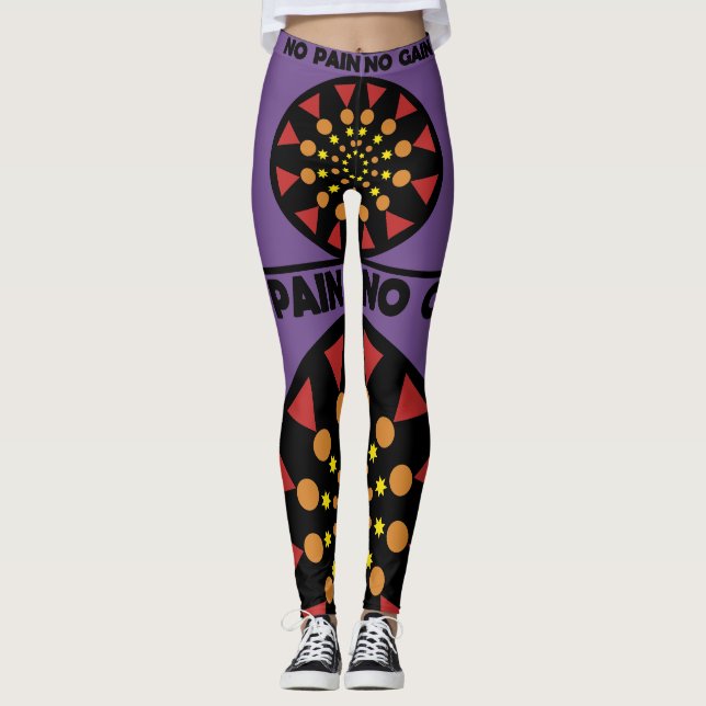 kein Schmerz Leggings (Vorderseite)