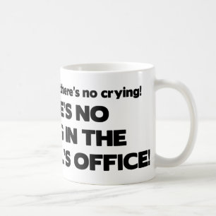Kein Schreien im Büro der Direktion Kaffeetasse