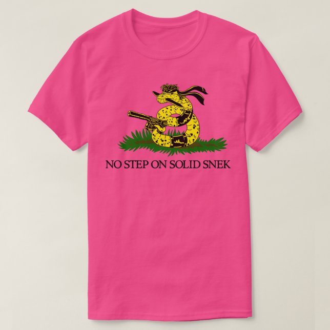 Kein Schritt auf dem Solid Snek  T-Shirt (Design vorne)