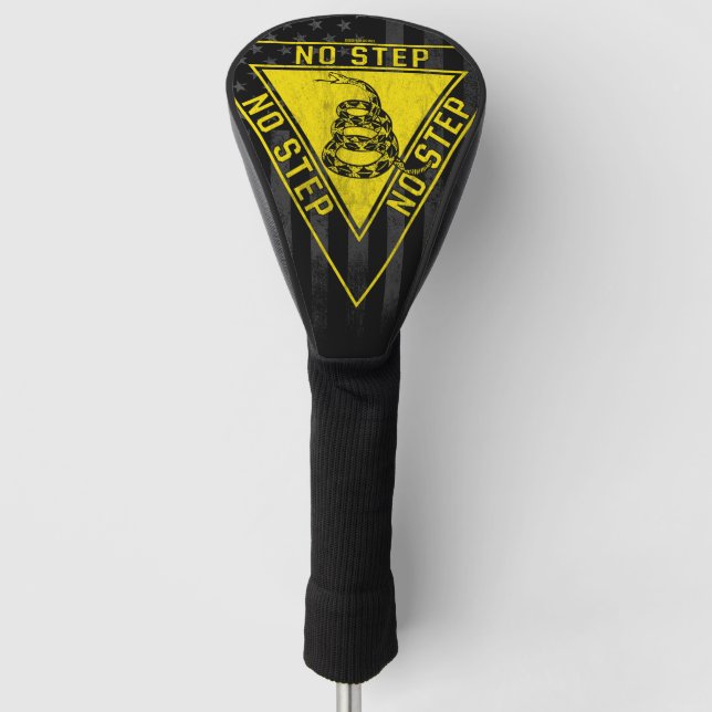 KEIN SCHRITT GADSDEN SNAKE AIRCRAFT AMERICAN FLAG GOLF HEADCOVER (Vorderseite)