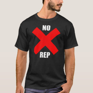Kein schwarzes T-Shirt Repräsentanten