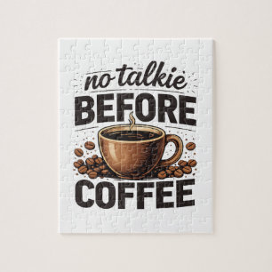 Kein Schwatz vorm Kaffee – Lustiger Retro-Kaffeeli