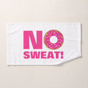 Kein Schweiß lustiges Donut-Design Sport Handtuch